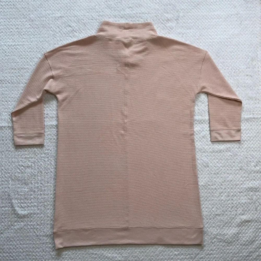 LILLA P 3/4 SLEEVE MOCK NECK DRESS - Picture 8 of 9